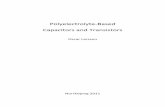 Polyelectrolyte‐Based Capacitors and Transistors