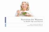 Nutrition for Women in Middle-Age and Beyond
