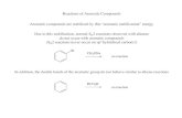 Aromatic compounds are stabilized by