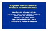 Integrated Health Systems - Promise & Performance
