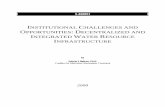 institutional challenges and opportunities: decentralized and ...