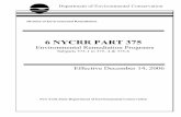 6 NYCRR Part 375 Environmental Remediation Programs Document