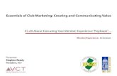 Essentials of Club Marketing: Creating and Communicating Value