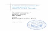 Physical Security Assessment for VA Facilities