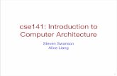 cse141: Introduction to Computer Architecture