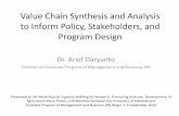 Value Chain Synthesis and Analysis to Inform Policy, Stakeholders ...
