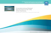 Transforming Global Governance for the 21st Century