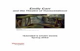 Emily Carr and the Theatre of Transcendence Teacher's Guide