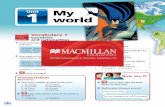 My world - Macmillan English