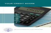 YOUR CREDIT SCORE - WVTreasury