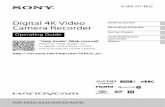 Digital 4K Video Camera Recorder