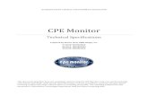 CPE Monitor Technical Specifications Manual
