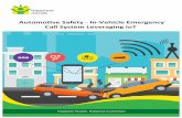 Automotive Safety - In-Vehicle Emergency Call System leveraging IoT