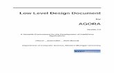 Low Level Design Document for AGORA