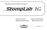 StompLab IG Owner's manual