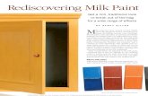 Rediscovering Milk Paint