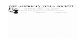 American Viola Society Newsletter 25 November 1983
