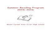2015-2016 summer reading packet