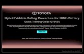 QT013A Hybrid Vehicle Safing Procedure for NIMh Battery