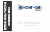 SECTIONAL MANUFACTURED HOME INSTALLATION MANUAL