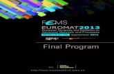 Please download the Euromat 2013 Final Program
