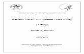 RPMS Patient Care Component Data Entry