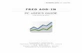 fred add-in pc user's guide - St. Louis Fed