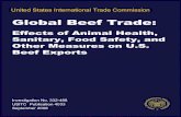 Global Beef Trade: Effects of Animal Health, Sanitary, Food Safety ...