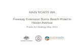 ROADS WA Freeway Extension Burns Beach Road to Hester Avenue