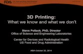 Dr. Steve Pollack: 3D Printing