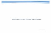 ARIBA SOURCING MODULE