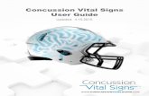 Concussion Vital Signs User Guide
