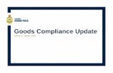 Goods Compliance Update - Update 3 - March 2016