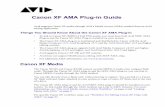 Canon XP AMA Plug-in Guide