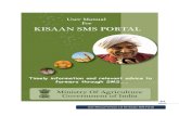 User Manual Version 1.0 for Kisaan SMS Portal