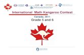 International Math Kangaroo Contest Grade 5 and 6