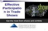 Effective Participatio n in Trade Shows