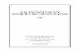 Multnomah County Attorney Reference Manual