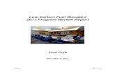 Low Carbon Fuel Standard 2011 Program Review Report