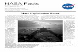 Mars Exploration Rover fact sheet