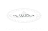 State of Kansas Notary Public Handbook