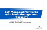 Self-Managed Networks with Fault Management Hierarchy
