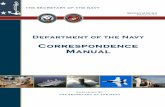 Navy Correspondence Manual