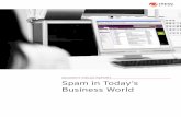 SECURITY FOCUS REPORT Spam In Today's Business World