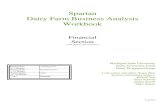 Spartan Dairy Farm Business Analysis Workbook