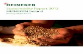 Sustainability Report 2013 Heineken ireland