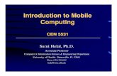 Introduction to Mobile Computing CEN 5531