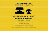 2013 - You're A Good Man, Charlie Brown Program