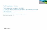 Java Cryptographic Extension Module: VMware, Inc.