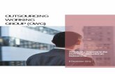 Outsourcing Working Group Report